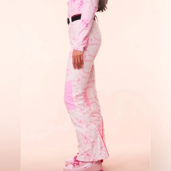 LoveShackFancy X Bogner Fire + Ice Pink Bow Ski Outfit - Picture 11 of 15